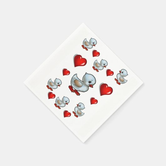 Papier Napkins Servetten (Hoek)