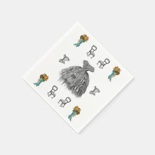 Papier Napkins Servetten (Hoek)