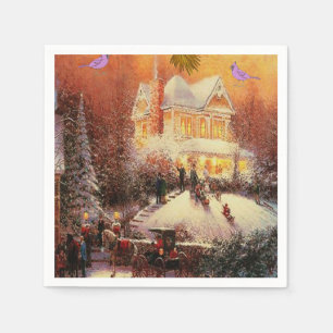 Papier Napkins Servetten