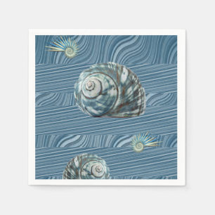 Papier Napkins Shell Servet