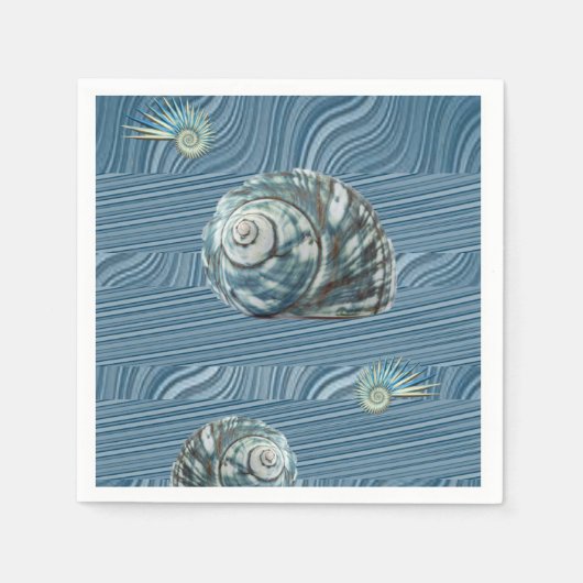 Papier Napkins Shell Servet (Voorkant)
