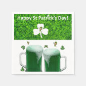 Papier Napkins St. Patrick's Day Beer Servet (Voorkant)