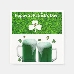 Papier Napkins St. Patrick's Day Beer Servet