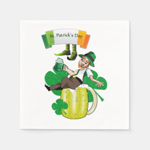 Papier Napkins St. Patrick's Day Beer Servet