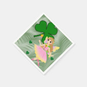 Papier Napkins St. Patrick's Day Fairy Servet (Hoek)
