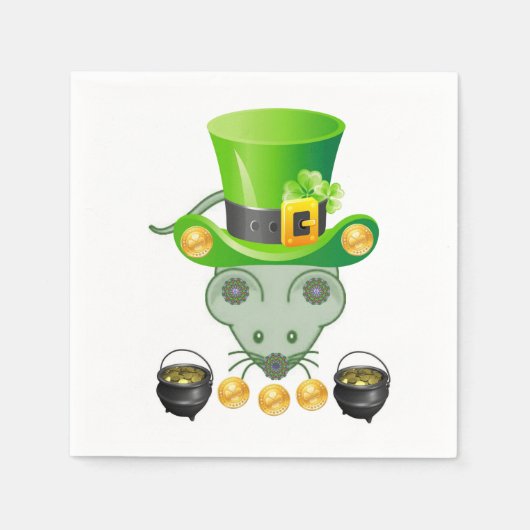 Papier Napkins St. Patrick's Day Servet (Voorkant)