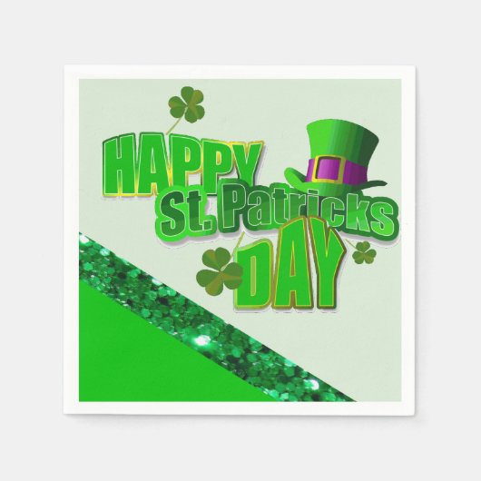 Papier Napkins St. Patrick's Day Servet (Voorkant)