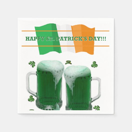 Papier Napkins St. Patrick's Day Servet (Voorkant)