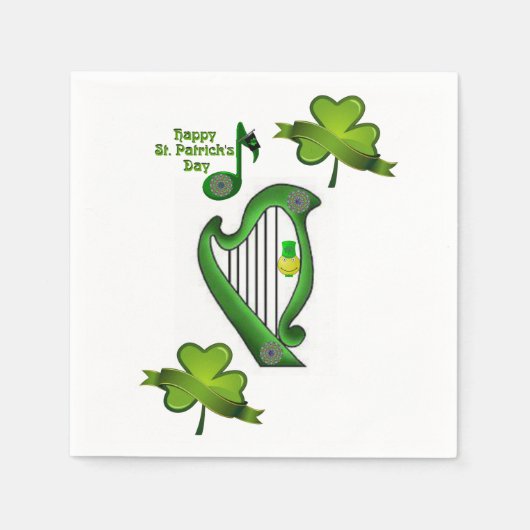 Papier Napkins St. Patrick's Day Servet (Voorkant)