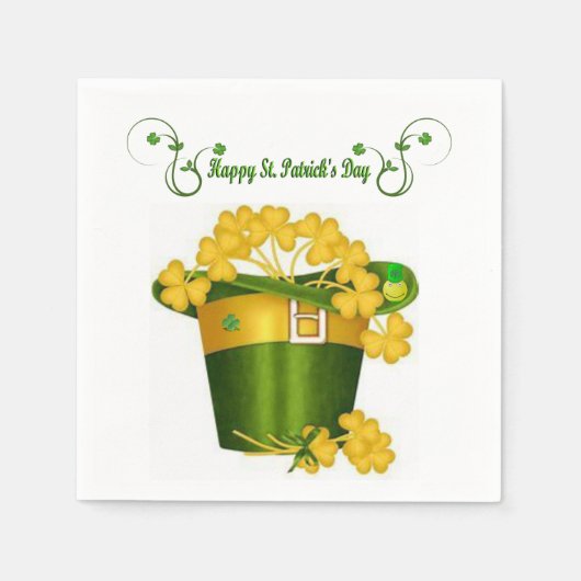 Papier Napkins St. Patrick's Day Servet (Voorkant)
