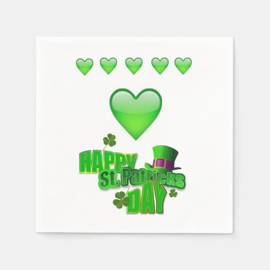 Papier Napkins St. Patrick's Day Servet (Voorkant)