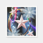 Papier Napkins Star Servet (Voorkant)