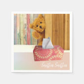 Papier Napkins, Teddy Bear Servet (Voorkant)