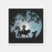 Papier Napkins van de Pruitloze Horseman Servetten (Voorkant)