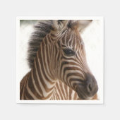 Papier Napkins, Zebra Servet (Voorkant)
