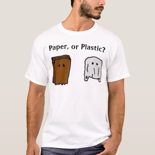 papier of kunststof t-shirt (Voorkant)