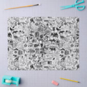 papier of loskoppeling ter illustratie van weefse (Craft)