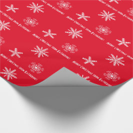 Papier ompakken met je persoonlijke wensen, xmas