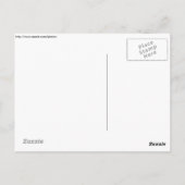 Papier onder de microscoop briefkaart (Achterkant)