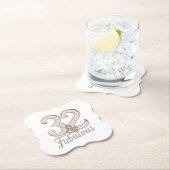 Papier Onderzetter - 32 & Uitstekend (Insitu)