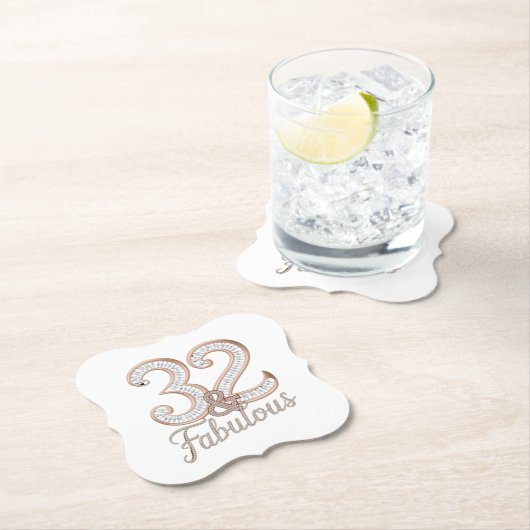 Papier Onderzetter - 32 & Uitstekend (Insitu)