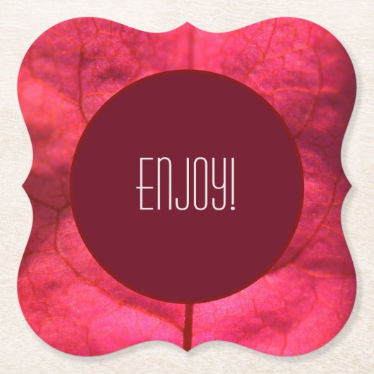 Papier Onderzetter Bougainvillea Collectie (Voorkant)