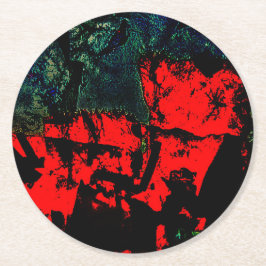 Papier Onderzetter donkerplastic recyclen motief