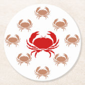 Papier Onderzetter - schaaldieren (Voorkant)