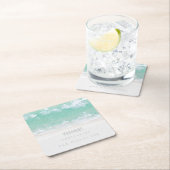 PAPIER ONDERZETTER VISITEKAARTJE : OCEAAN WAVES (Insitu)