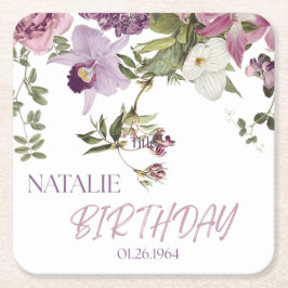 Papier Onderzetter Waterverf  Bloemen Collectie