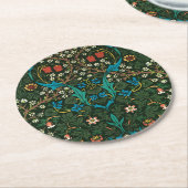 PAPIER ONDERZETTER WILLIAM MORRIS "TULIPS" ONTWERP (Gebogen)