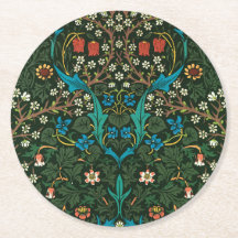 PAPIER ONDERZETTER WILLIAM MORRIS "TULIPS" ONTWERP