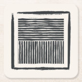 Papier Onderzetter zwart-wit (Voorkant)