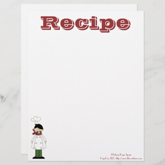 Papier ontvangen - Keukenkaas- Ontvangers (Voorkant / Achterkant)