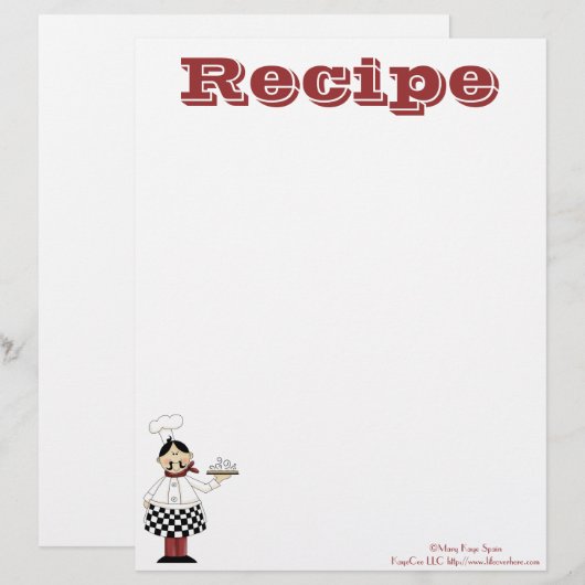 Papier ontvangen - Keukenkaas- Ontvangers (Voorkant / Achterkant)