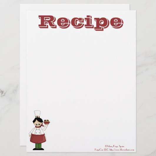 Papier ontvangen - Keukenkaas- Ontvangers (Voorkant / Achterkant)