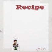 Papier ontvangen - Keukenkaas- Ontvangers (Voorkant / Achterkant)