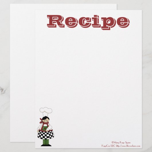 Papier ontvangen - Keukenkaas- Ontvangers (Voorkant / Achterkant)