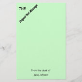 Papier - Oorspronkelijk tekstbericht (Voorkant)