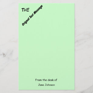 Papier - Oorspronkelijk tekstbericht