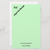 Papier - Oorspronkelijk tekstbericht (Voorkant / Achterkant)