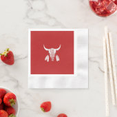 Papier op basis van rode hond van Dance Buffalo co Servet (Insitu)