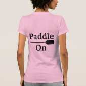 Papier op design - damesbank + doek dunne T T-shirt (Achterkant)