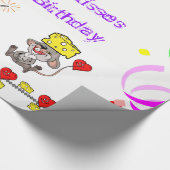 Papier op kaasmakerij, Heart Happy Birthday (Hoek)