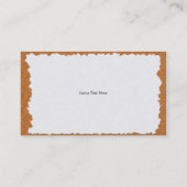 Papier op kurkbordpapier Visitekaartjes (Achterkant)