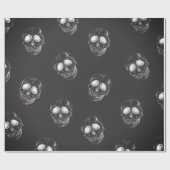 Papier oppakken, GELUKKIG OP ZWART (Vlak)