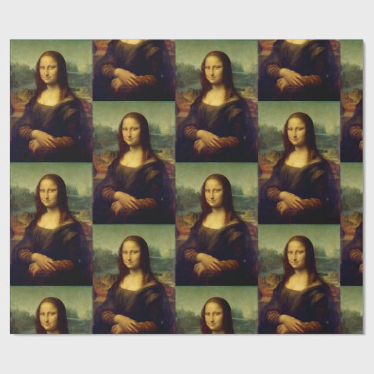 Papier oppakken met Mona Lisa-afdruk (Vlak)