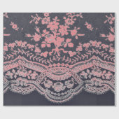 Papier oppakken, ZWART EN ANTIEK LACE (Vlak)