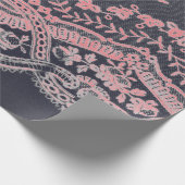 Papier oppakken, ZWART EN ANTIEK LACE (Hoek)