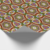 Papier Origami Effect in Groene en Donkere Aarde T (Hoek)